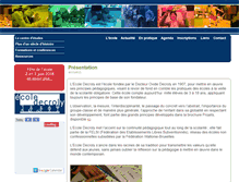 Tablet Screenshot of ecoledecroly.be